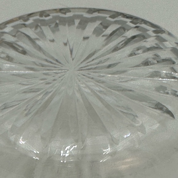 Waterford Crystal 5" Bottle Coaster,  Champagne Wine Bottle Coaster Vanity Tray - Picture 6 of 9